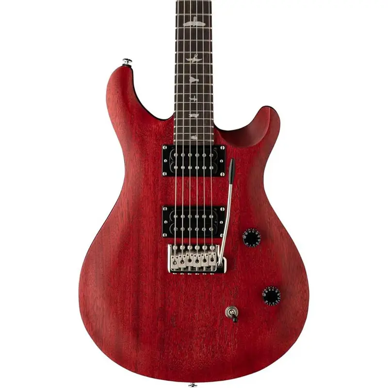 PRS SE CE 24 Standard Satin Electric Guitar - Vintage Cherry Satin
