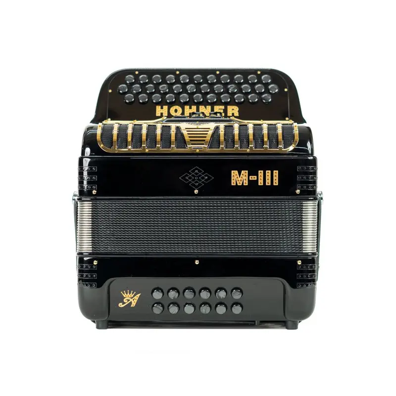 Pre-Owned Hohner Anacleto - MARK III 3 Switch Compact Accordion G Key, Black | Used