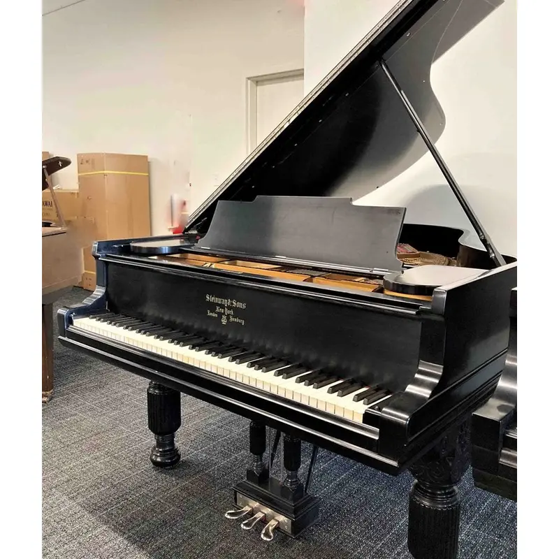 Steinway & Sons 6'2" Grand Model A | Ebony Satin | SN: 64644 | Used