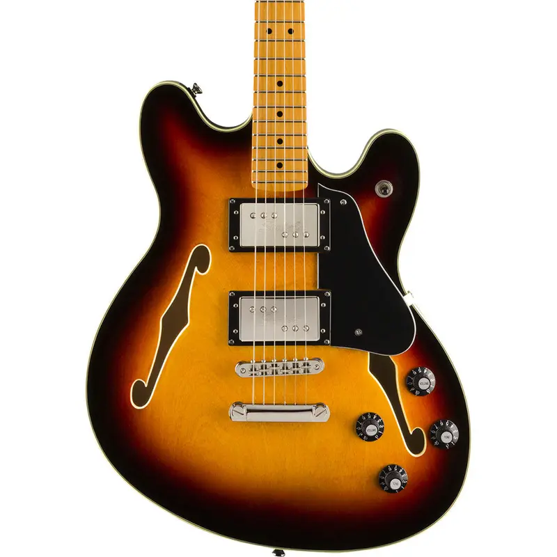 Squier Classic Vibe Starcaster, Maple Fingerbaord - 3-Color Sunburst