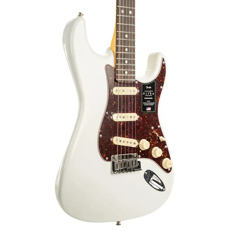 Fender American Ultra Stratocaster, Rosewood Fingerboard - Arctic Pearl